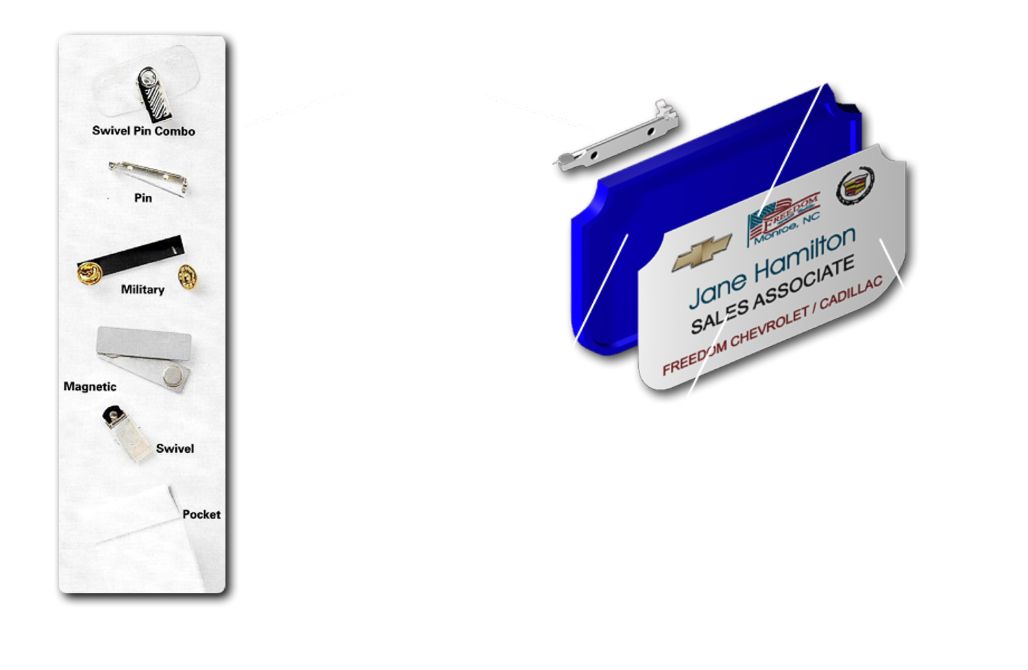 Namark Id and Name Badges, Signs and Tags